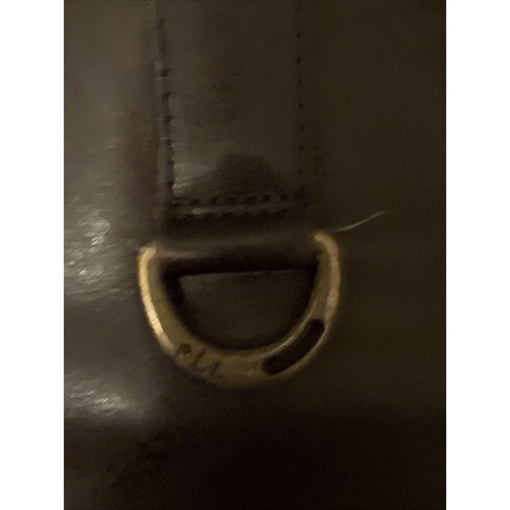Lauren Ralph Lauren Sagira Tall Riding Boots Dark Brown Burnished Calf 7